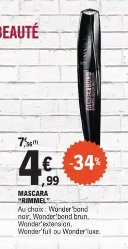 E.Leclerc Mascara rimmel offre