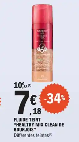E.Leclerc Fluide teint healthy mix clean de bourjois offre