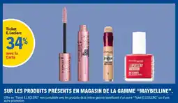 E.Leclerc Maybelline offre