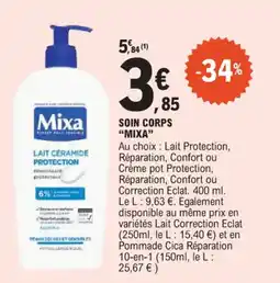 E.Leclerc Soin corps mixa offre