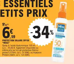 E.Leclerc Protection solaire spf50 mixa offre
