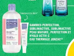E.Leclerc Gammes perfection sublimactive sublimactive peau mature perfection et hyalu activ c eau thermale jonzac offre