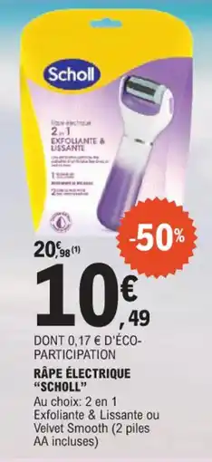 E.Leclerc Râpe électrique scholl offre