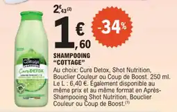 E.Leclerc Shampooing cottage offre