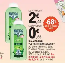 E.Leclerc Shampooing le petit marseillais offre