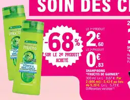 E.Leclerc Shampooing fructis de garnier offre