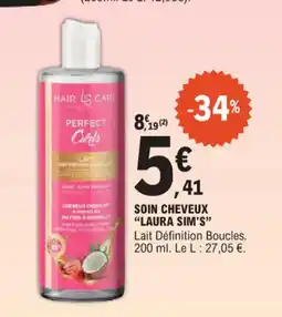 E.Leclerc Soin cheveux laura sim's offre