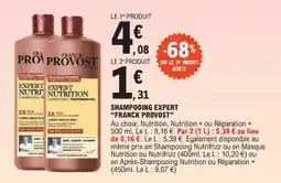 E.Leclerc Shampooing expert franck provost offre