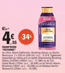 E.Leclerc Shampooing dessange offre