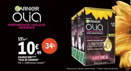 E.Leclerc Coloration olia de garnier offre