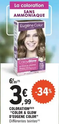E.Leclerc Coloration color & glow d'eugene color offre