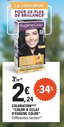 E.Leclerc Coloration color & eclat d'eugene color offre