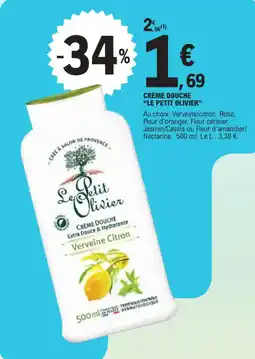 E.Leclerc Crème douche le petit olivier offre