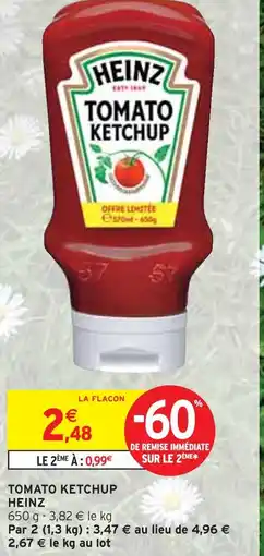 Intermarché HEINZ Tomato ketchup offre