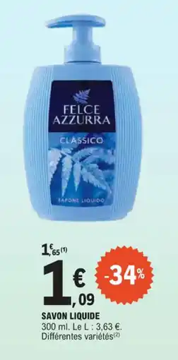 E.Leclerc Savon liquide offre