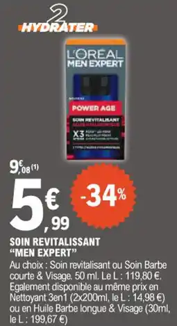 E.Leclerc Soin revitalissant men expert offre