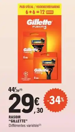 E.Leclerc Rasoir gillette offre