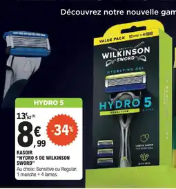 E.Leclerc Rasoir hydro 5 de wilkinson sword offre
