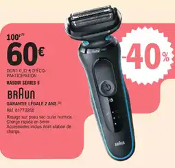E.Leclerc Rasoir series 5 braun offre