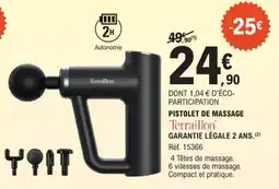 E.Leclerc Pistolet de massage terraillon offre