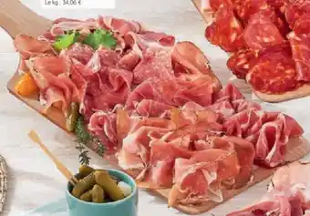 Super U Planche de charcuterie italie offre