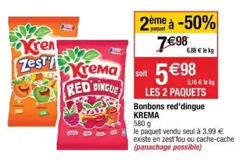Cora x Carrefour Bonbons red'dingue offre