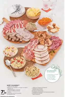 Super U Buffet le classique offre