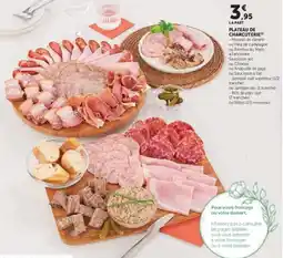 Super U Plateau de charcuterie offre