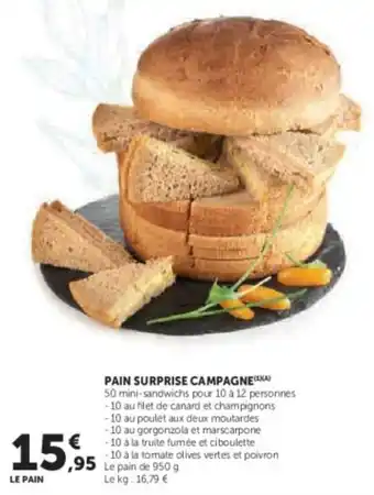 Super U Pain surprise campagne offre