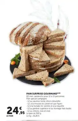 Super U Pain surprise gourmand offre