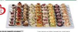 Super U Plateau de 63 canapés gourmet offre