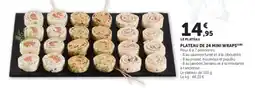 Super U Plateau de 24 mini wraps offre