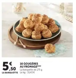 Super U 16 gougĂšres au fromage offre