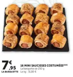 Super U 16 mini saucisses costumées offre