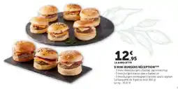 Super U 9 mini burgers réception offre
