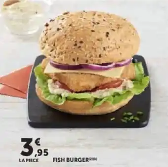 Super U Fish burger offre