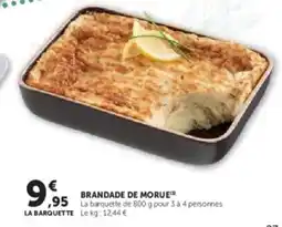 Super U Brandade de morues offre