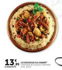 Super U Le couscous à la viande offre