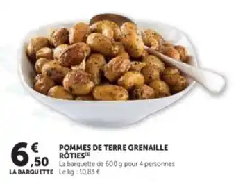Super U Pommes de terre grenaille roties offre