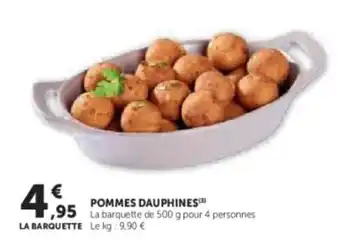 Super U Pommes dauphines offre