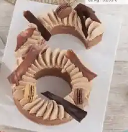 Super U Number cake chocolat noir et lait offre