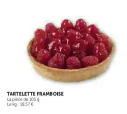 Super U Tartelette framboise offre