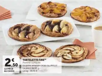 Super U Tartelette fine offre