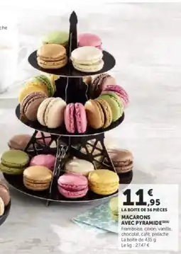 Super U Macarons avec pyramidea offre