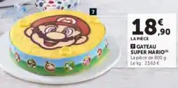 Super U GATEAU SUPER MARIO offre