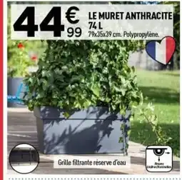 Centrakor Le muret anthracite offre