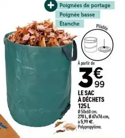 Centrakor Le sac à déchets offre