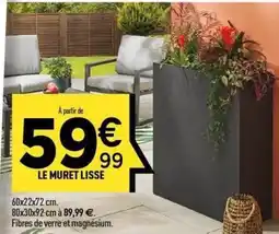 Centrakor Le muret lisse offre