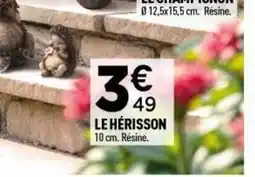 Centrakor Le hérisson offre