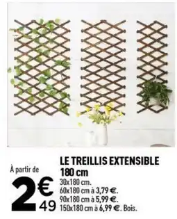Centrakor Le treillis extensible offre